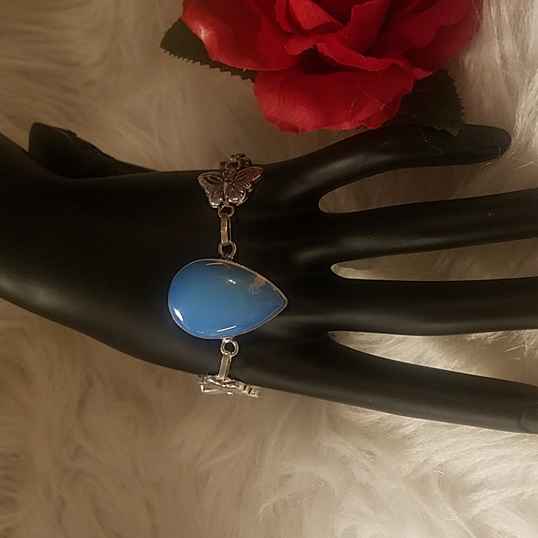 Opalite Butterfly Bracelet